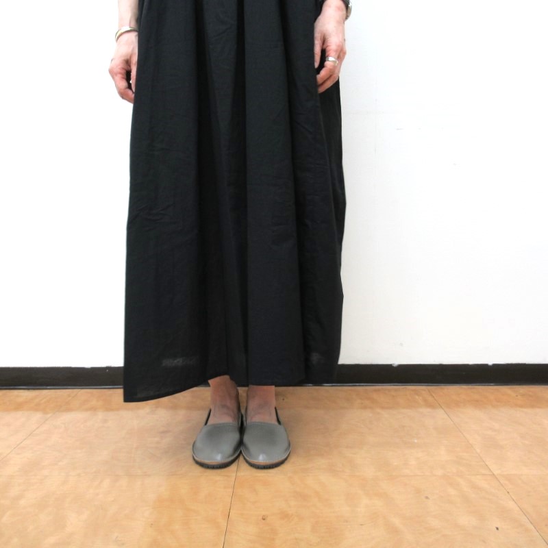 【SALE】 AVARCA MENORQUINA エスパ風レザーフラットシューズ GY(37)